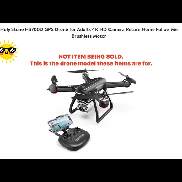 NWOT HS700D RC Quadcopter part kits - Picture 2 of 5